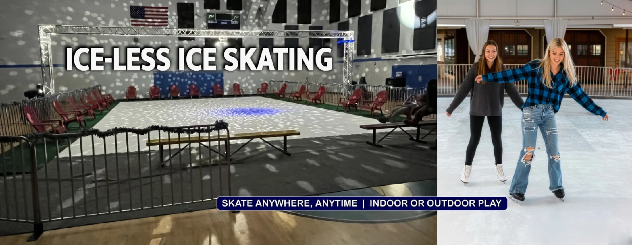 AMJ Spectacular Events ICE-less ICE Skating Rentals