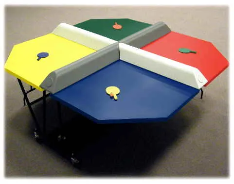 Poly Pong multi-player table tennis game rental for Chicago parties and events