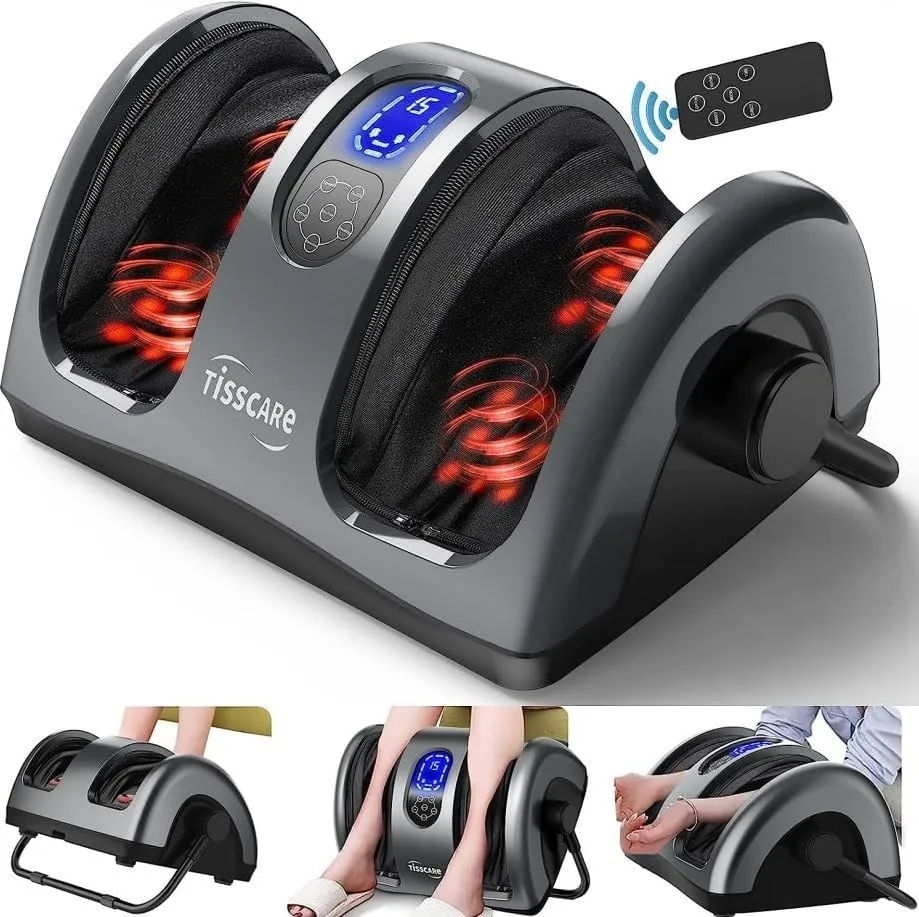Heated foot massager machine rental with remote control for relaxation stations at Chicago events
