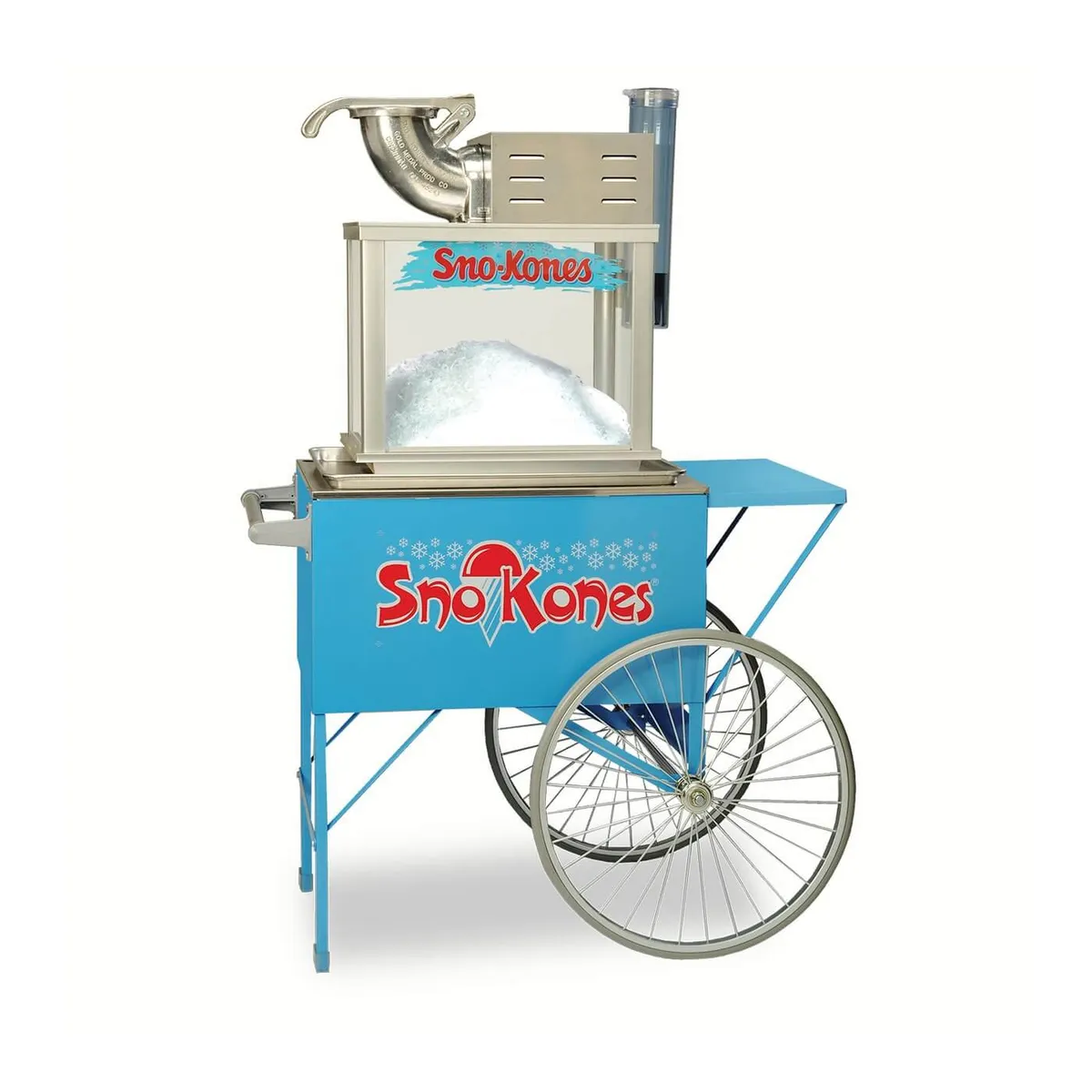 Snow Cone Machine rental making colorful shaved ice treats at a Chicago event