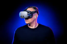 Meta Quest 3S virtual reality headset interactive gameplay setup with Smart TV for event entertainment in Chicago