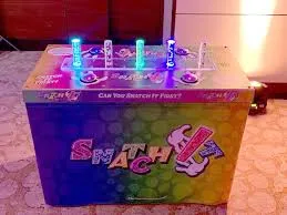 Snatch It! glowing two-player head-to-head reaction arcade game rental with colorful lit rods