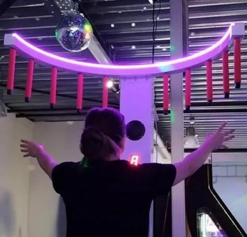 Catch the Baton falling stick reaction game rental for Chicago fairs, parties, and events
