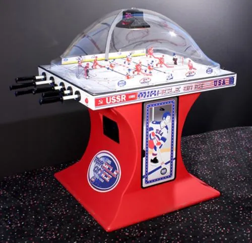 Super Chexx Miracle on Ice dome bubble hockey arcade game rental from AMJ Spectacular Events in Chicago