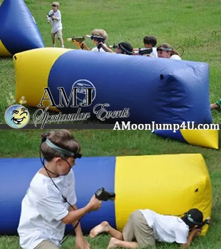 Laser Tag rental with precision rifles and built-in sensors, no vests required, for Chicago events