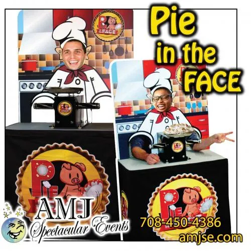 AMJ Spectacular Events Pie In The Face Game rental for Chicago parties and festivals