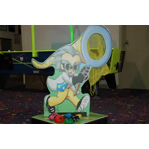 Catch A Kritter carnival skill game rental where children toss ladybugs into a net, from AMJ in Chicago