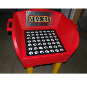 Numbers Bin Game carnival ball-toss skill game rental from AMJ Spectacular Events in Chicago