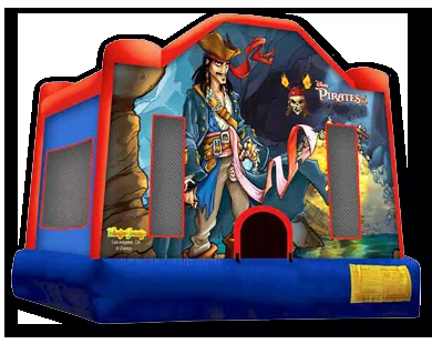 Disney's Pirates of the Caribbean themed bounce house rental from AMJ Spectacular Events in Chicago