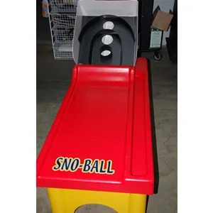 Sno Ball Bin Game carnival rental where players roll a ball into a bin, available from AMJ in Chicago