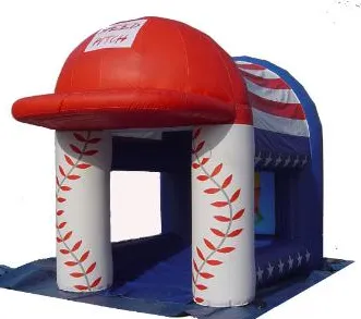 Radar Speed Pitch attraction with radar gun and large LCD display for tracking pitch and throw speeds