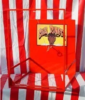 Bull Ringer carnival skill game rental with ring-and-hook challenge from AMJ Spectacular Events