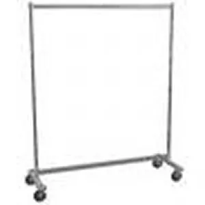 Standard rolling coat rack rental with hangers for organizing guest coats at Chicago events