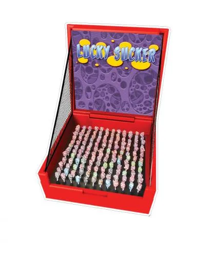 Lucky Sucker pull kiddie carnival game rental with lollipops for Chicago events