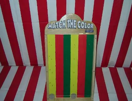 Match The Colors Plinko-style carnival skill game rental for Chicago events