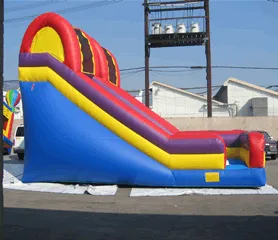20' Double Lane Inflatable Slide rental with two racing lanes for Chicago events