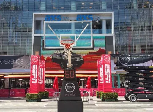 Regulation NCAA-approved Basketball Pro Goal Backboard rental for events in Chicago