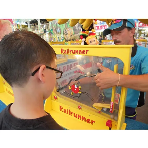 Rail Runner carnival skill game rental from AMJ Spectacular Events in Chicago