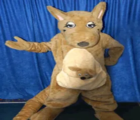 Kangaroo costume rental for Chicago parties, festivals, and school events from AMJ Spectacular Events