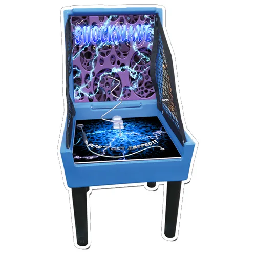 Shock Wave carnival skill game rental with wand and spinning pole from AMJ Spectacular Events