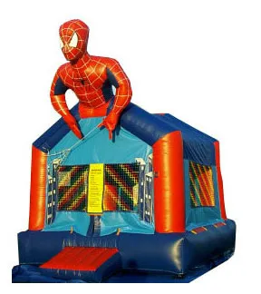 Spider Boy superhero-themed bounce house rental from AMJ Spectacular Events in Chicago